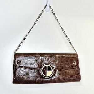 Rampage Women’s Clutch Bag‎ in Brown With Chain Medium Bag